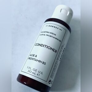 Korres Conditioner 1oz Greece aloe and pro vitamin b5
